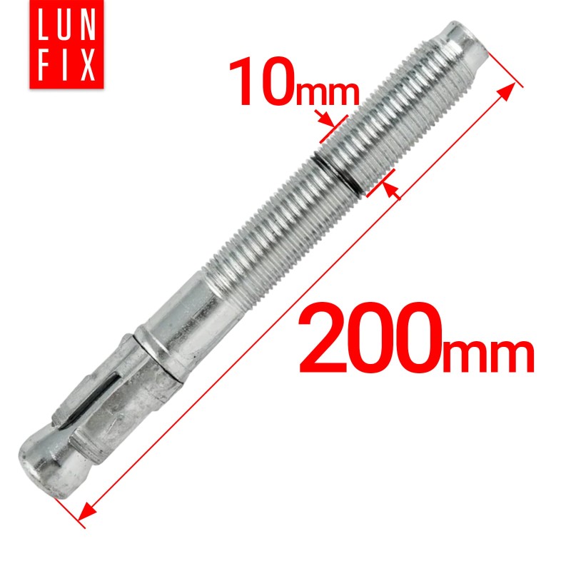 Kotwa ekspresowa do betonu M10 100mm pierścieniowa rozprężana 25szt.
