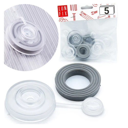 Rondelle thermique Pilzkappe pour Hohlkammer-polycarbonate 5 pièces - LUN FIX