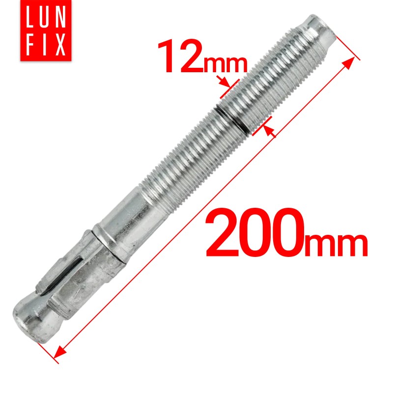 Kotwa ekspresowa do betonu M12 200mm pierścieniowa rozprężana 25szt.