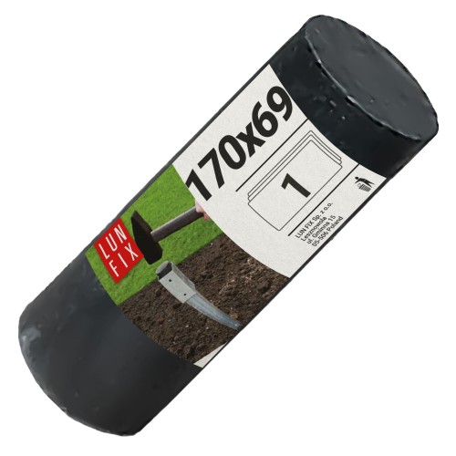 Pied de poteau 170x69 mm 1 pièce - LUN FIX