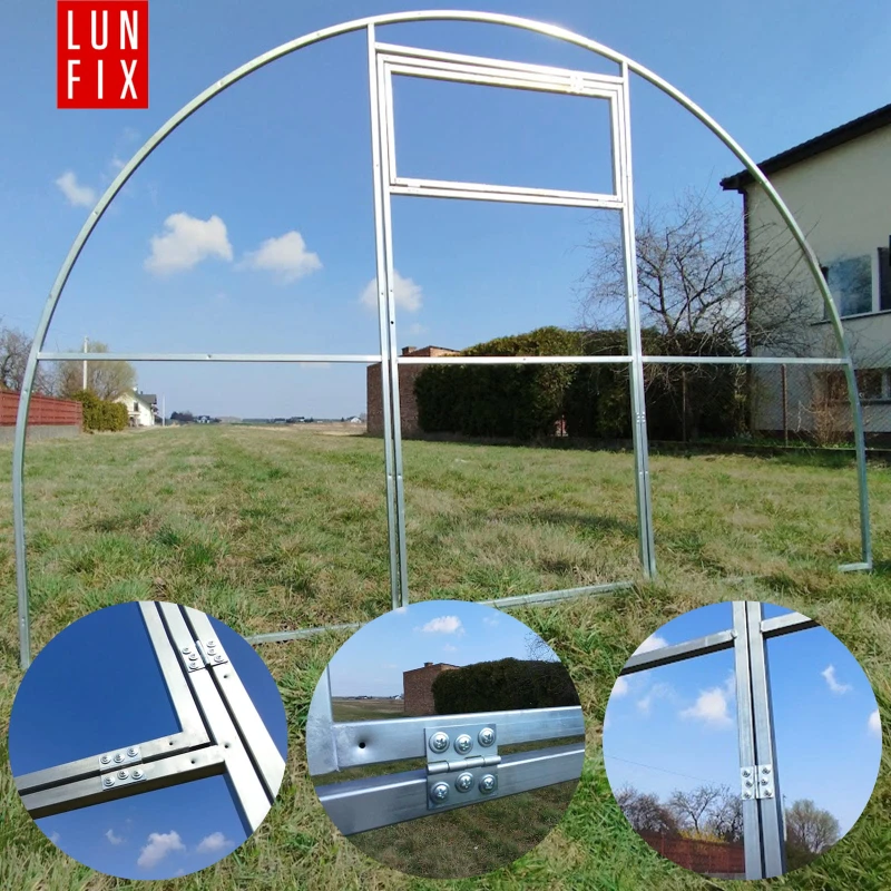 Szklarnia z poliwęglanu 3x10 m "tunel" profil 40x20 mm grubość 4 mm