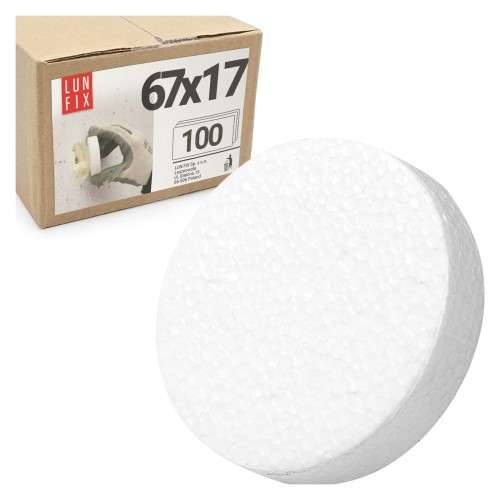 Accessoire d’isolation 67 mm blanc 100 pièces - LUN FIX