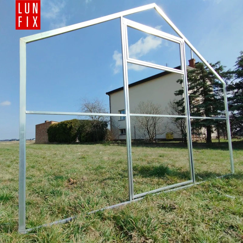 Szklarnia z poliwęglanu 2,8x8m "domek" profil 20x40mm grubość 4mm