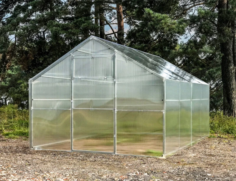 Szklarnia z poliwęglanu 2,8x10m "domek" profil 20x40mm grubość 6mm