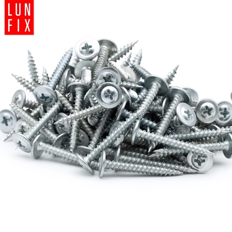 Wkręty samogwintujące 4,2x41mm z łbem podkładkowym do metalu WPC 500szt.