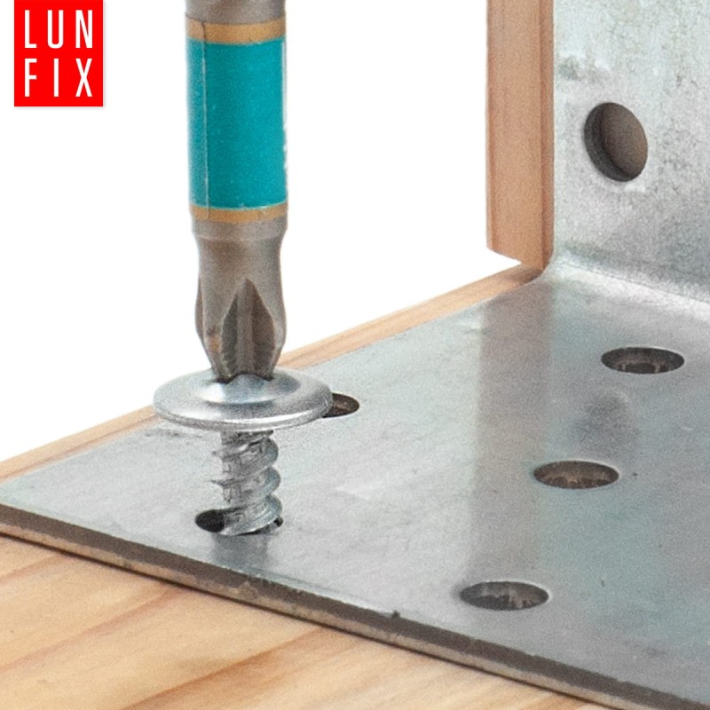 Wkręty samogwintujące 4x50mm z łbem podkładkowym do metalu WPC 250szt.