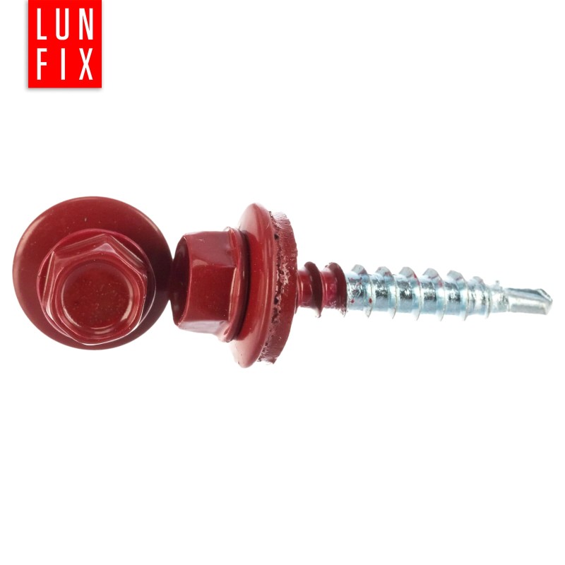 Wkręty farmerskie 4,8x20 samowiercące farmery czerwone 250szt.
