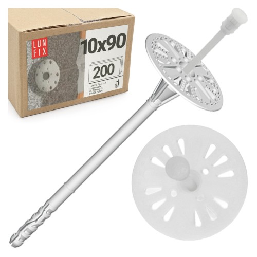 Accessoire d’isolation 90 mm 200 pièces - LUN FIX