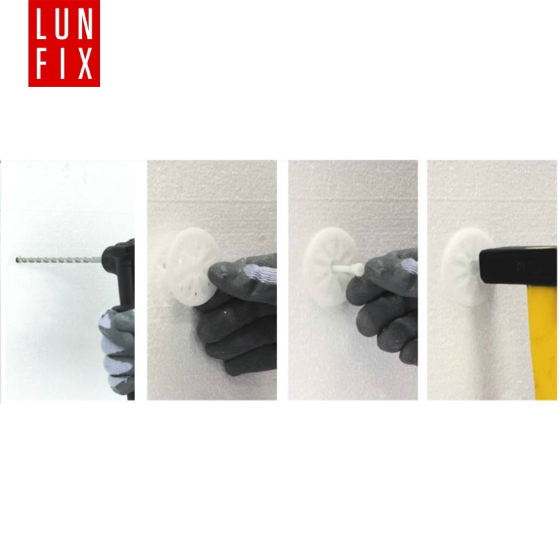 Kołki do styropianu 220 mm z trzpieniem 100szt.
