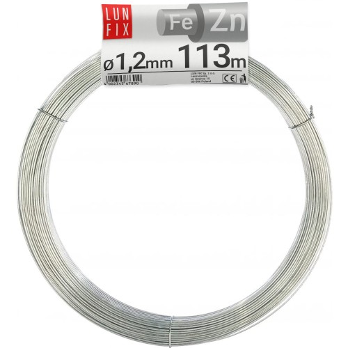 Fil à ligaturer 1,2 mm galvanisé 1 kg - LUN FIX