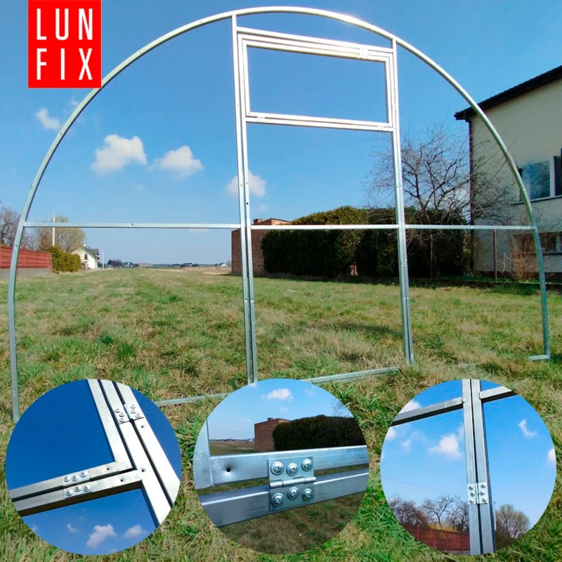 Szklarnia z poliwęglanu 3x4 m "tunel" profil 40x20 mm grubość 4 mm