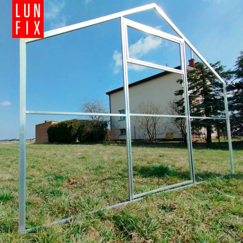 Szklarnia z poliwęglanu 2,8x6m profil "domek" 20x40mm grubość 6mm