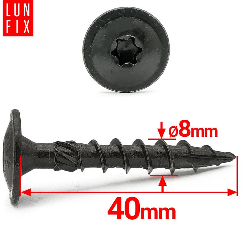 Zestaw łącznik kantówki 7x7cm kształt Y z wkrętami 8x40 mm