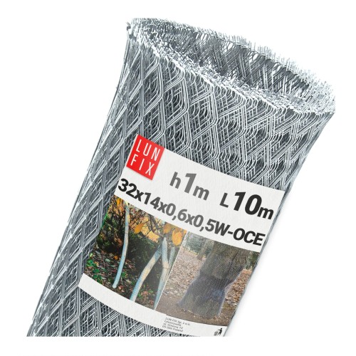 Grillage de protection pour arbres 100 cm 10 m galvanisé - LUN FIX