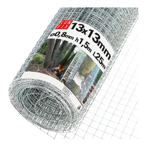 Grillage de protection pour arbres 150 cm 25 m acier - LUN FIX