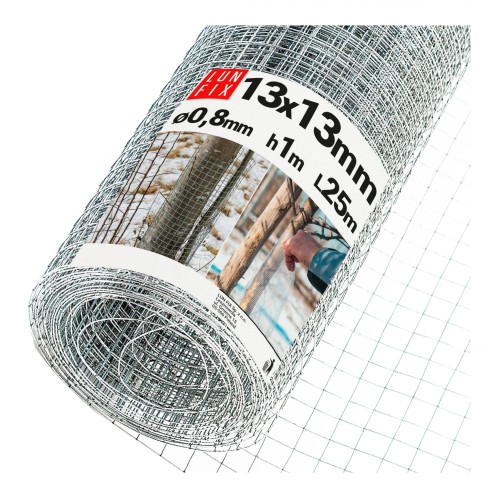 Grillage de protection pour arbres 100 cm 25 m galvanisé - LUN FIX