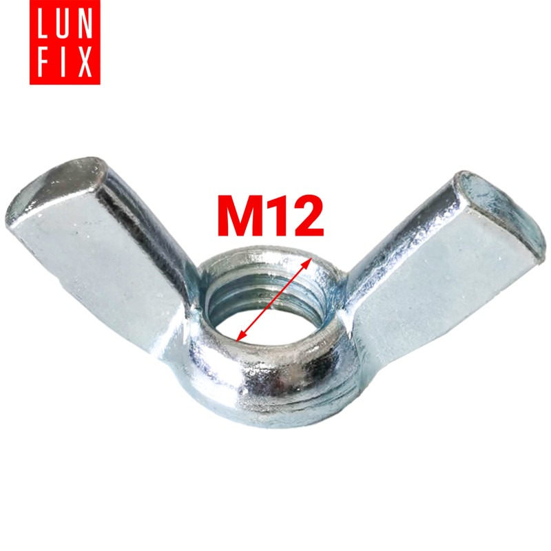 Nakrętka motylkowa M12 DIN315 ocynkowana 10szt.