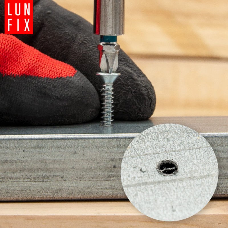 Wkręty samowiercące 4,2x32mm stożkowe ocynkowane DIN7504 500szt.