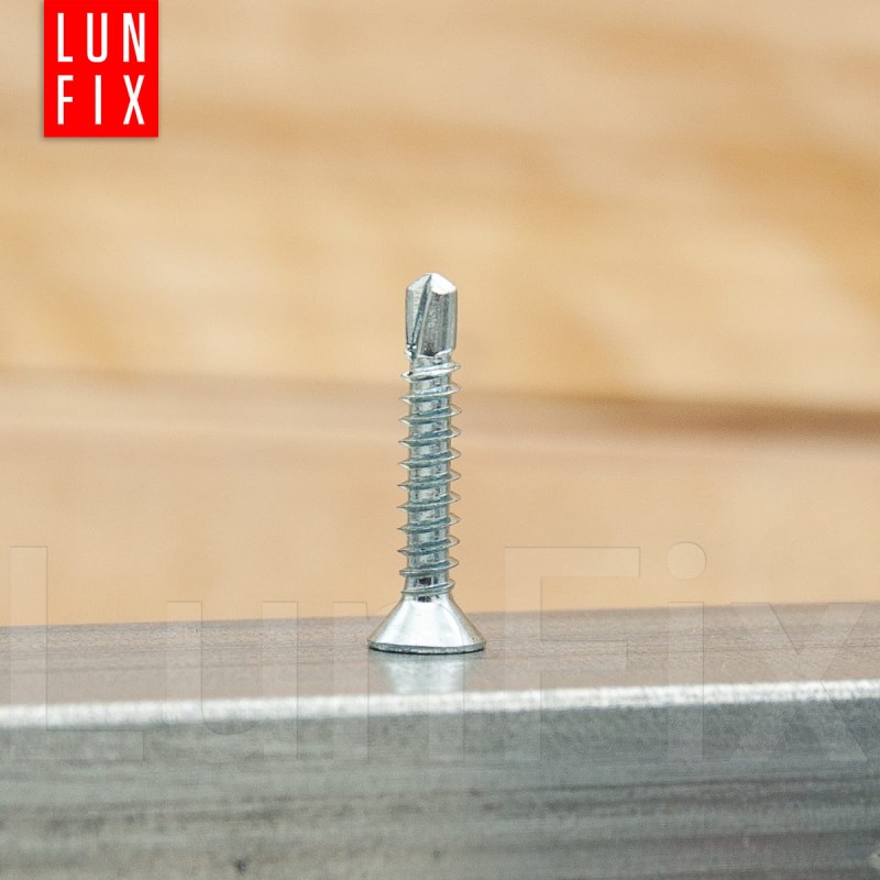 Wkręty samowiercące 4,2x16mm stożkowe ocynkowane DIN7504 1000szt.