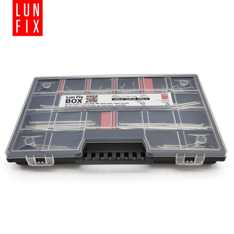 Zestaw gwoździ 340szt. budowlane 1,6x25-4x120 ocynk