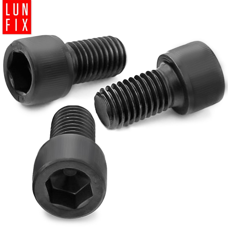 Śruba imbusowa M5 12mm  czarny ocynk DIN 912 kl 8.8 1kg