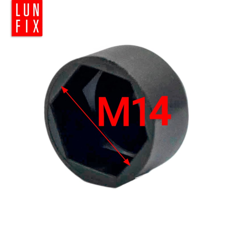 Zaślepka na śruby M14/22 maskownica kołpak czarna 10szt.