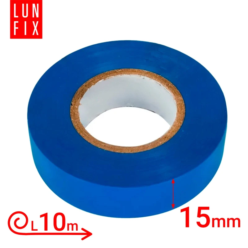 Taśma izolacyjna PVC niebieska 15mm 10m 1szt.