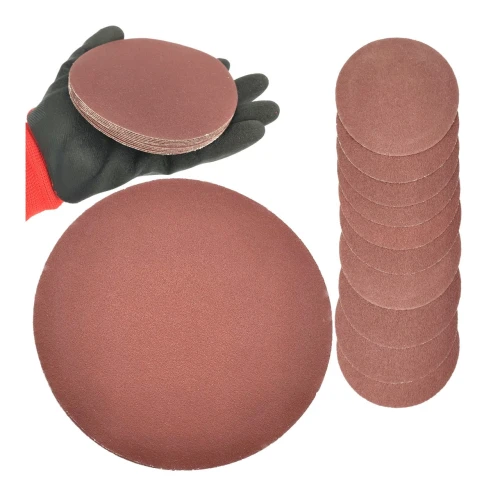 Disque abrasif autocollant P180 125 mm 10 pièces - LUN FIX