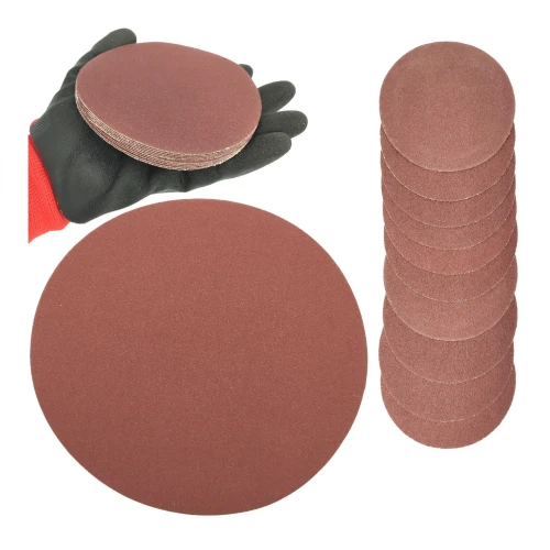 Disque abrasif auto-agrippant P220 125 mm auto-agrippant 10 pièces - LUN FIX