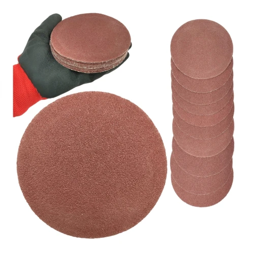 Disque abrasif auto-agrippant P40 125 mm auto-agrippant 10 pièces - LUN FIX