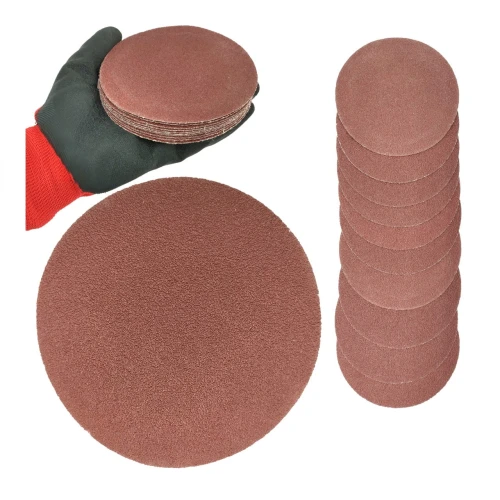 Disque abrasif auto-agrippant P60 125 mm auto-agrippant 10 pièces - LUN FIX