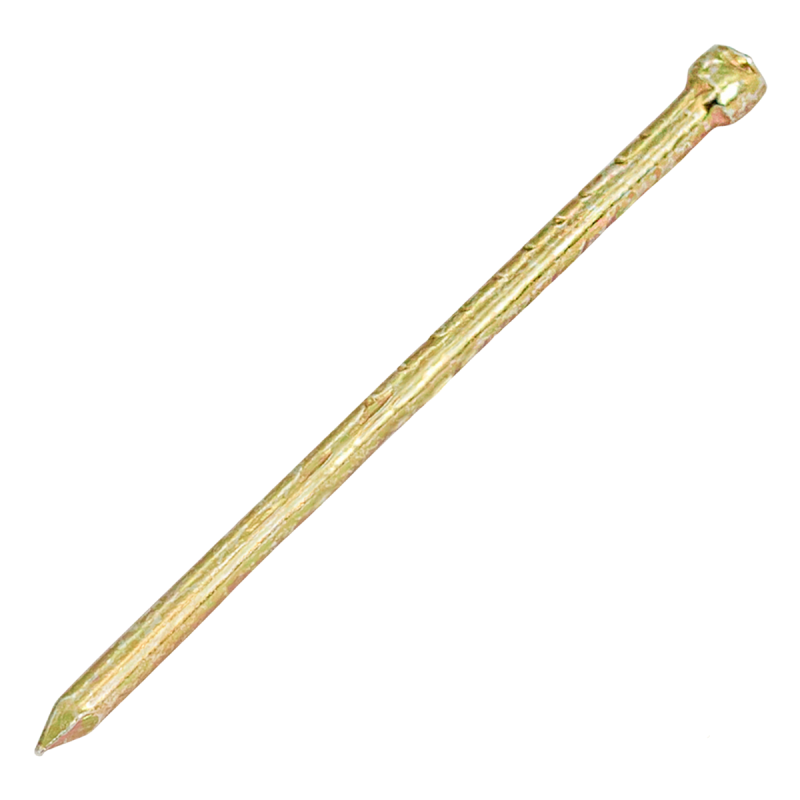 Gwoździe stolarskie 1,4x20mm żółte ocynkowane DIN1152 100g