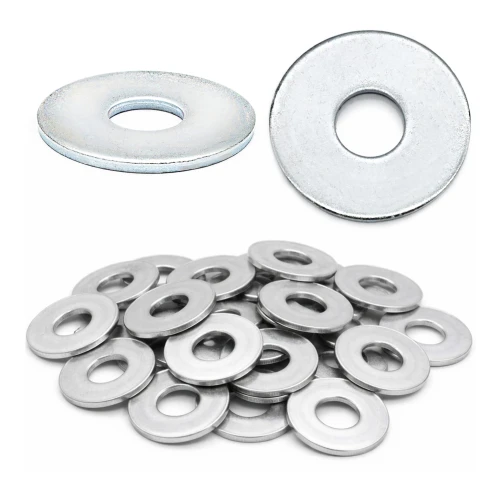 Rondelle large M8 DIN 9021 A2 acier inoxydable 20 pièces - LUN FIX