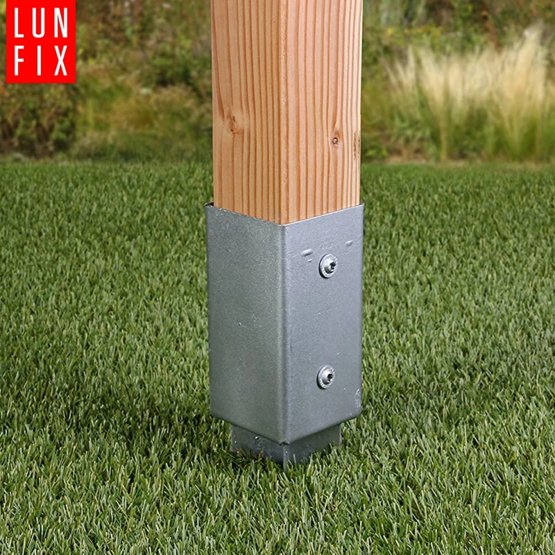 Podstawa słupa wbijana PSG6 120x120x1,8 mm h900 mm 1szt.