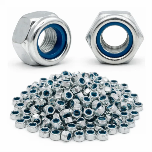 Écrou autofreiné DIN 985 M3 A2 acier inoxydable 100 pièces - LUN FIX
