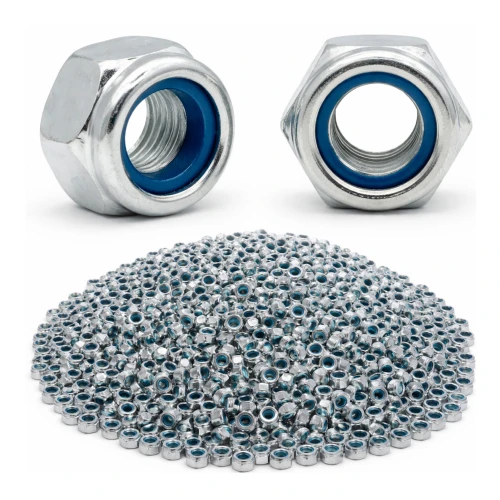 Écrou autofreiné DIN 985 M8 A2 acier inoxydable 1000 pièces - LUN FIX