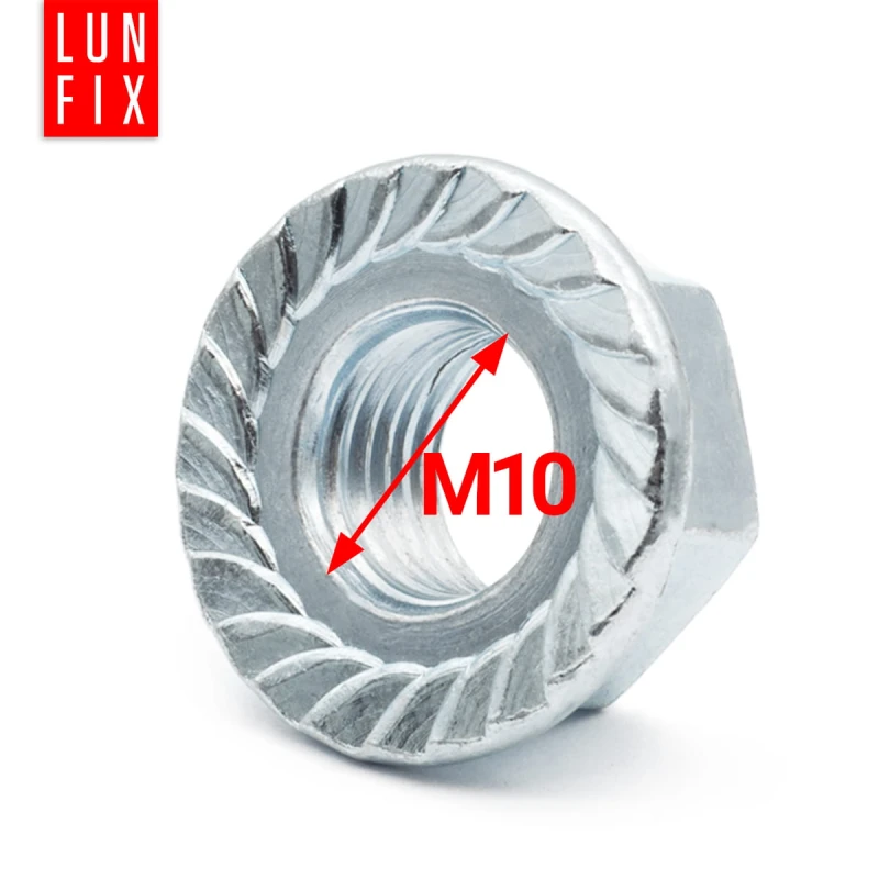 Nakrętka kołnierzowa nierdzewna M10 DIN 6923 stal A2 20szt.