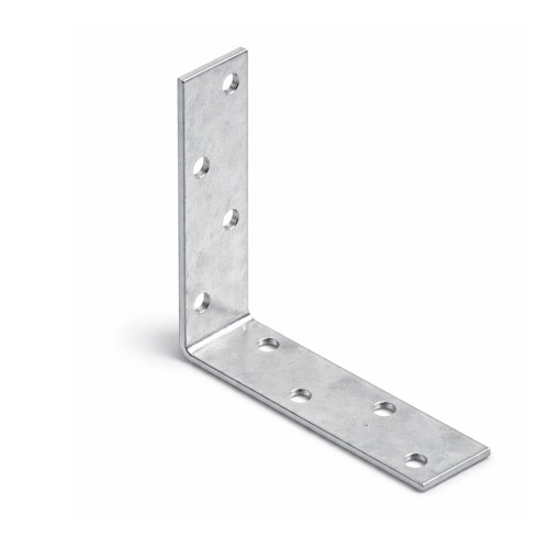 Équerre étroite 80x80x20x2 KW6 galvanisée 1 pièce - LUN FIX