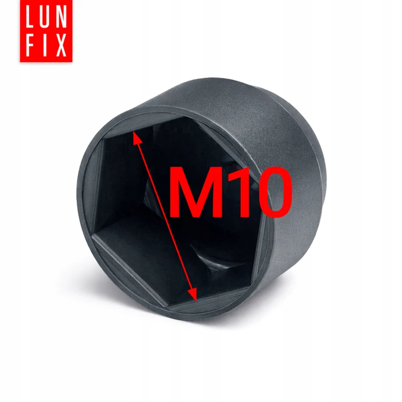 Maskownica nakrętki M10 antracyt zaślepka na śruby 500 szt.