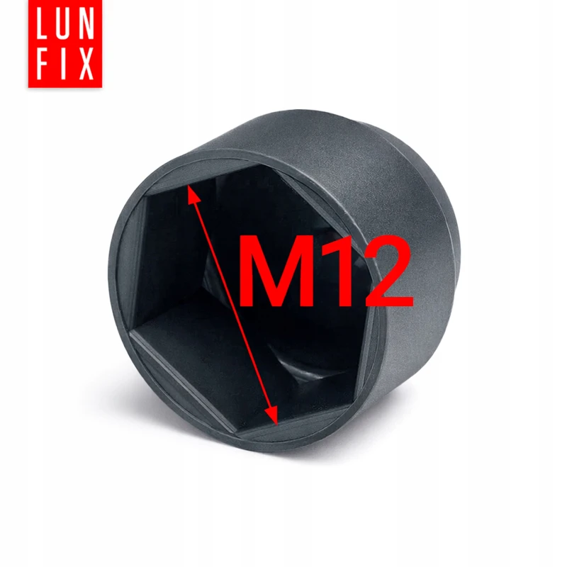 Maskownica nakrętki M12 antracyt zaślepka na śruby 10 szt.