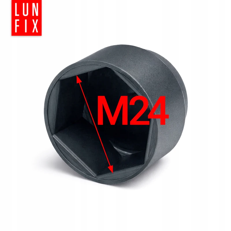 Maskownica nakrętki M24 antracyt zaślepka na śruby 100 szt.