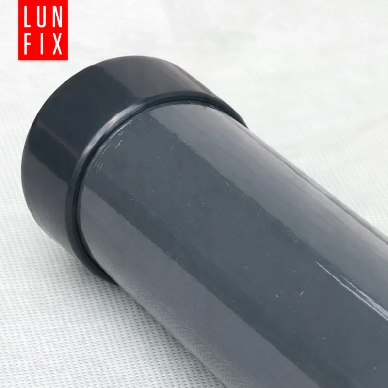 Nasadka zewnętrzna na słupek okrągły Ø48,3 mm, grafitowa – 10 szt.