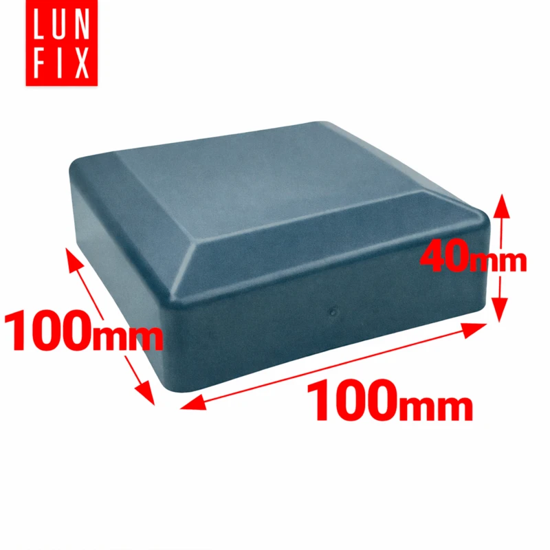 Nasadka zewnętrzna na słupek kwadratowy 100x100 mm, grafitowa – 1 szt.