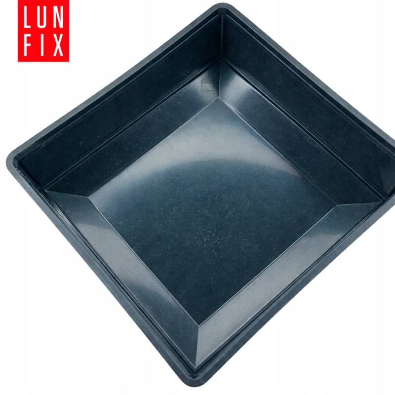 Nasadka zewnętrzna na słupek kwadratowy 120x120 mm, czarna – 10 szt.