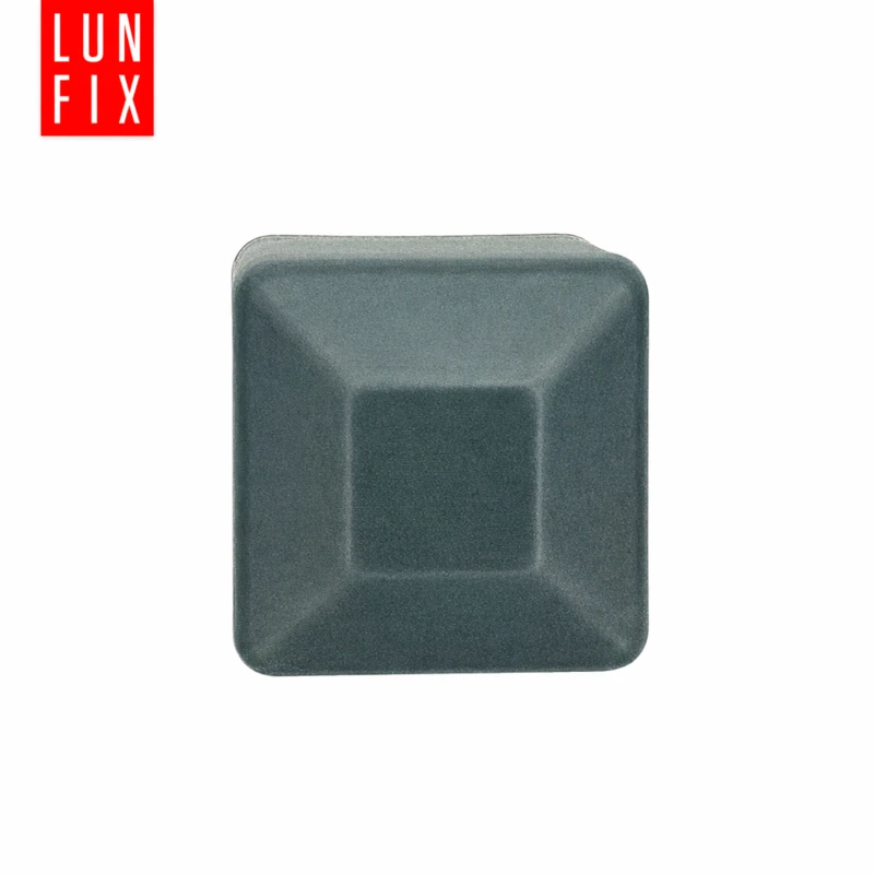 Nasadka zewnętrzna na słupek kwadratowy 20x20 mm, grafitowa – 100 szt.
