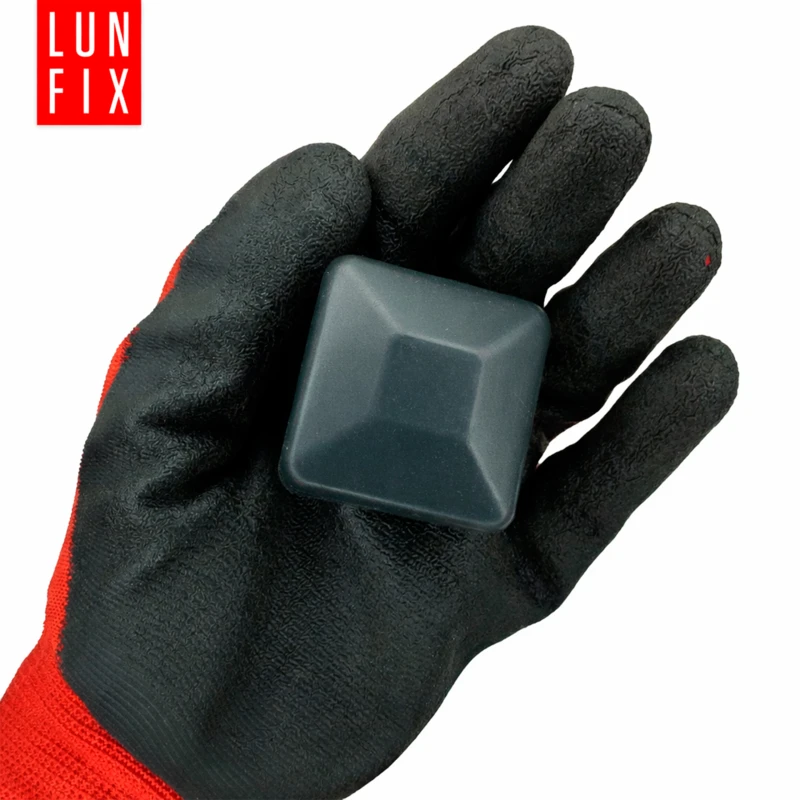 Nasadka zewnętrzna na słupek kwadratowy 40x40 mm, grafitowa – 10 szt.