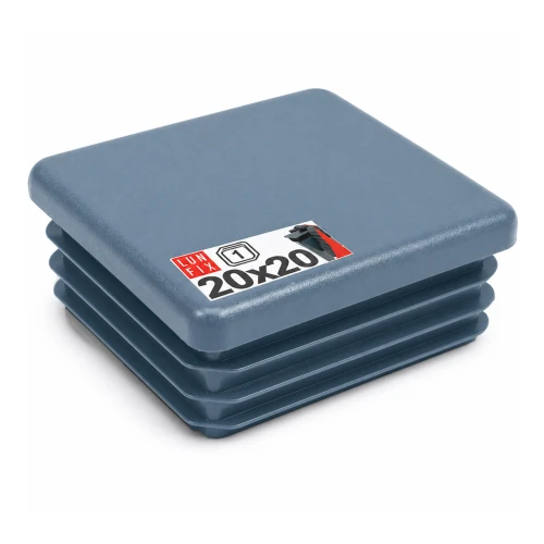 Capuchon de poteau 20x20 mm gris graphite 1 pièce - LUN FIX