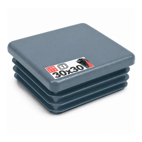 Capuchon de poteau 30x30 mm gris graphite 1 pièce - LUN FIX
