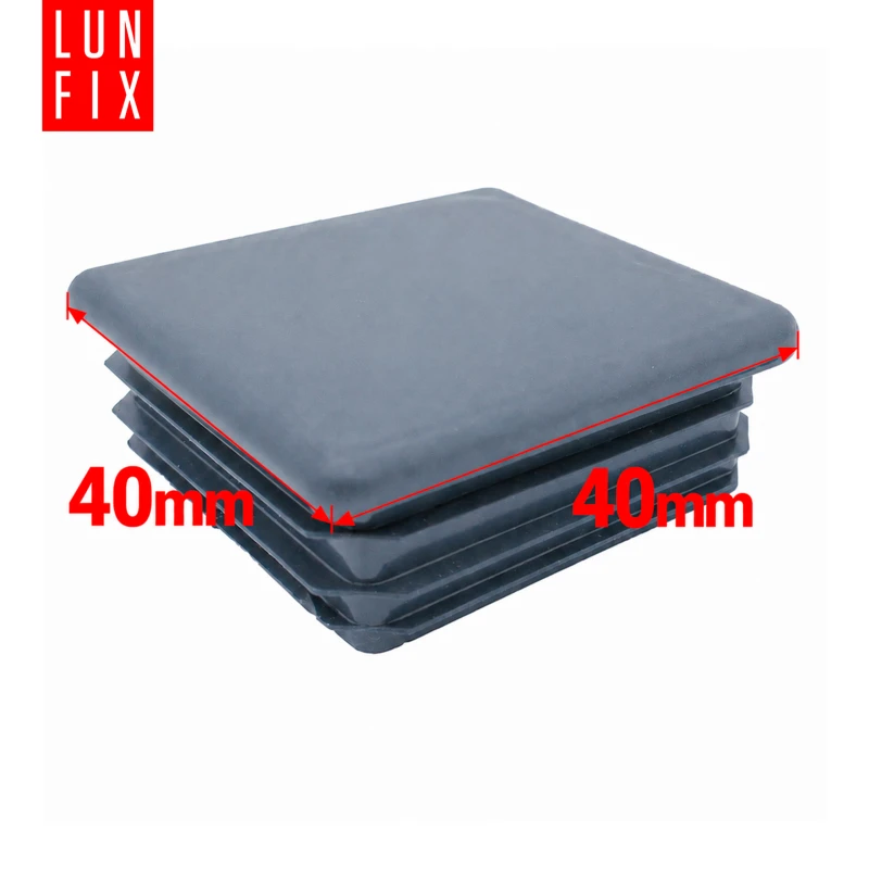Zaślepka kwadratowa grafit 40x40 mm do słupka ogrodzeniowego 1 szt. - Zatyczki do słupków, korki, wkładki