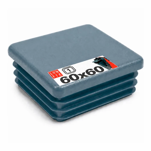 Capuchon de poteau 60x60 mm gris graphite 1 pièce - LUN FIX